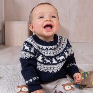 Bluum strikkegenser - Vinternatt i Pure Eco Baby Wool
