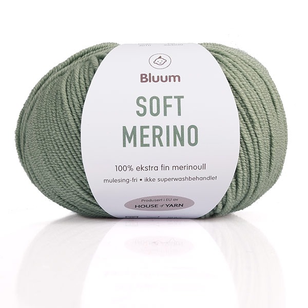 Bluum Soft Merino Ull Jadegrønn 3010 - Bluum