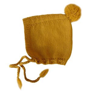 Bluum strikkelue - Hardanger i Pure Eco Baby Wool