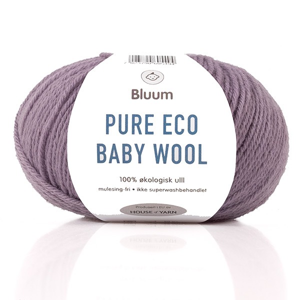 Bluum Pure Eco Baby Wool Grå lavendel