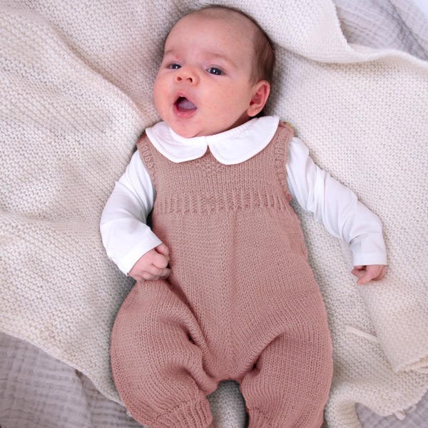 Strikk Sparkebukse Hjerte - garnpakke i Bluum Pure Eco Baby Wool