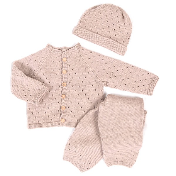 Strikkesett Babysett Madicken - garnpakke i Bluum Soft Merino Ull